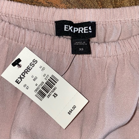 Express Off The Shoulder Lace Trim Top NWT - Picture 12 of 16